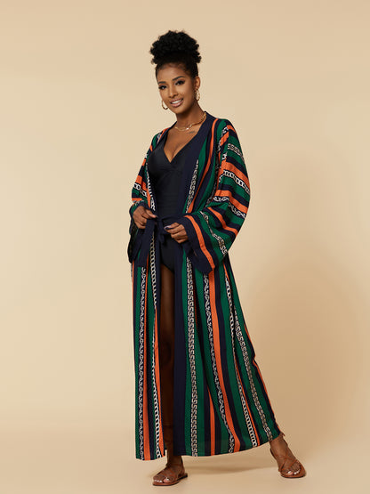 Casual Summer Zebra Print Cover Ups