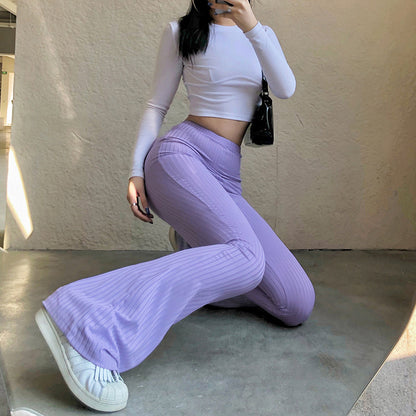 Sexy High Waist Trumpet Pants
