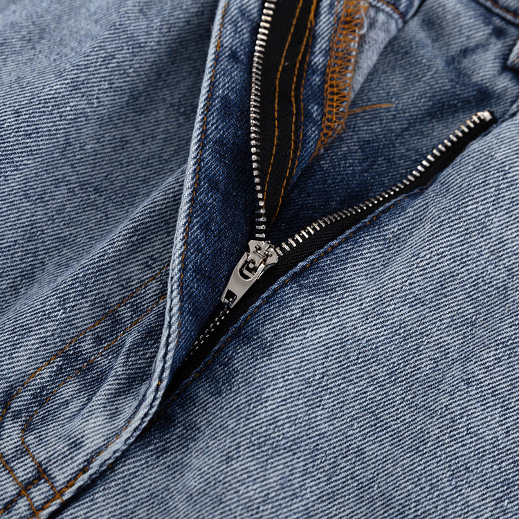 Fashion High Waist Split Front Denim Sheath Skirts