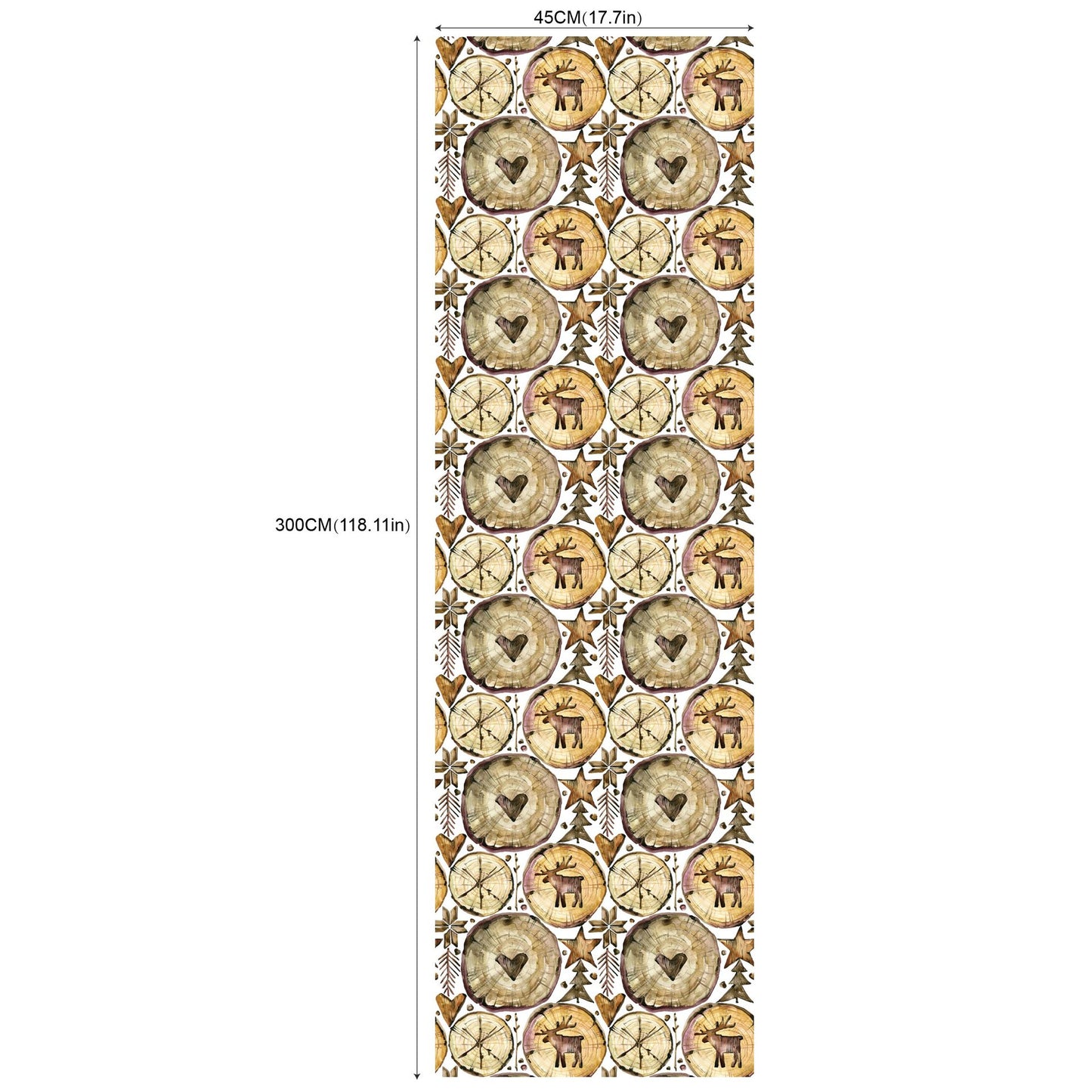Environmental Friendly Self-adhesive Christmas Wallpaper