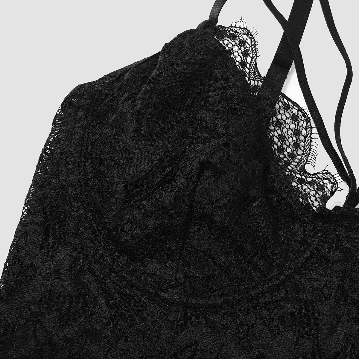 Sexy Lace Fishbone Short Tank Tops