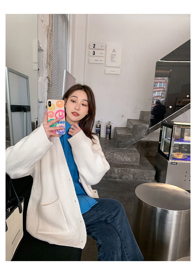 Casual Women Knitted Cardigan Sweaters