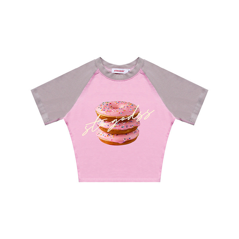 Fashion Hamburg Midriff Baring Summer T Shirts for Girls