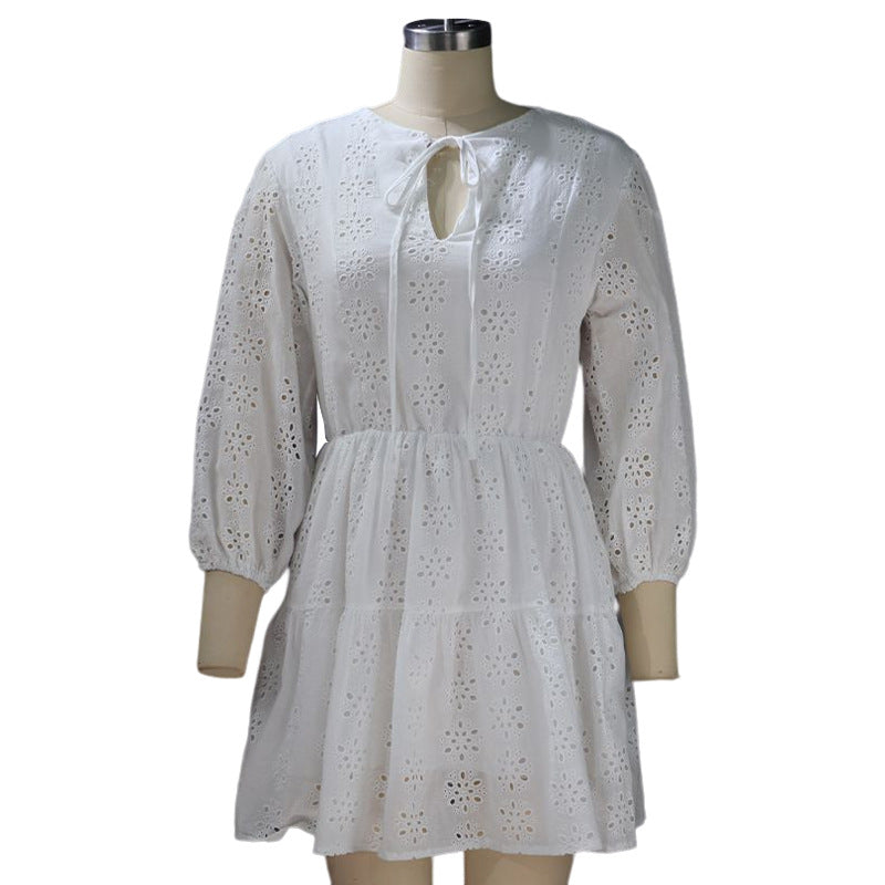 Summer Half Sleeves Mini Dresses