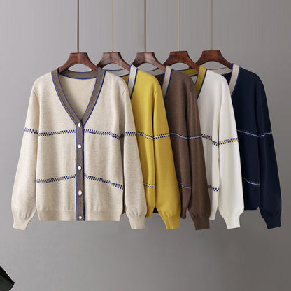 Vintage Loose Knitted Cardigan Sweaters