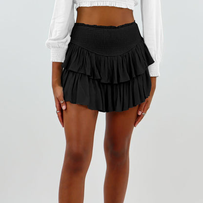 Fashion Summer Ruffled Mini Skirts for Women