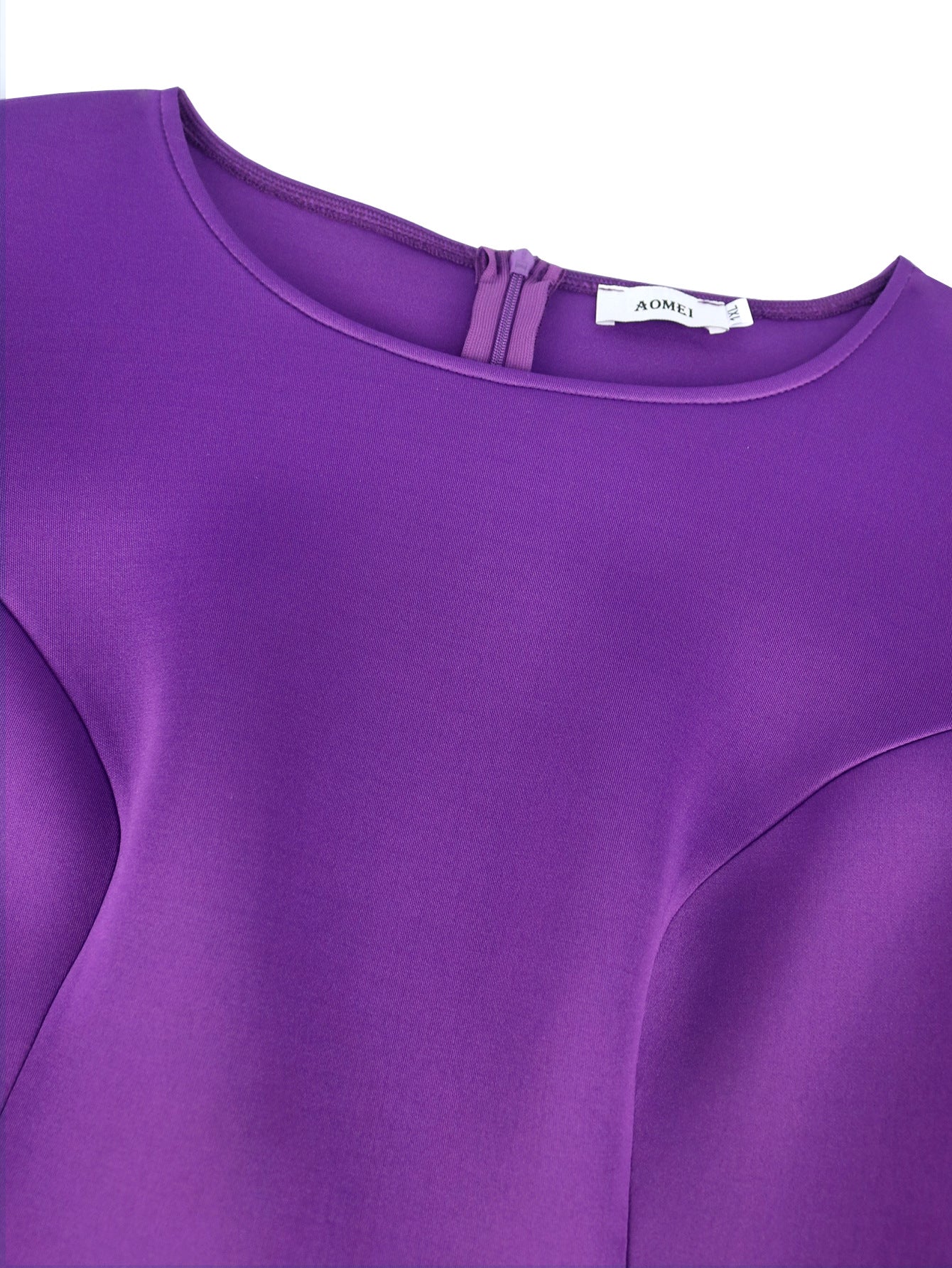 Designed Purple Plus Sizes Party Dresses
