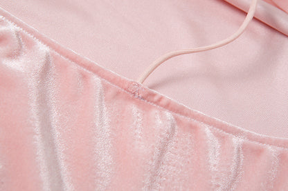Sexy Pink Sheath Midi Dresses