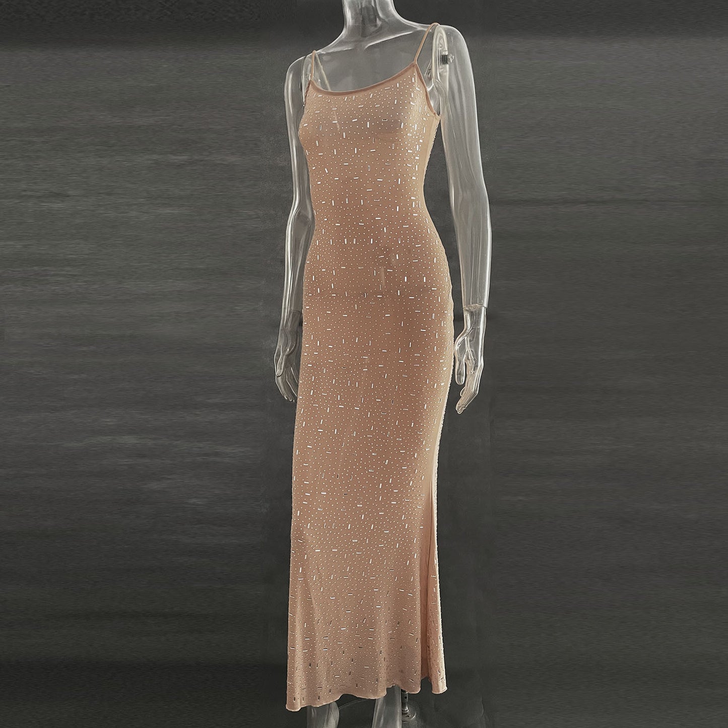 Sexy Bright Diamond Mermaid Long Party Dresses
