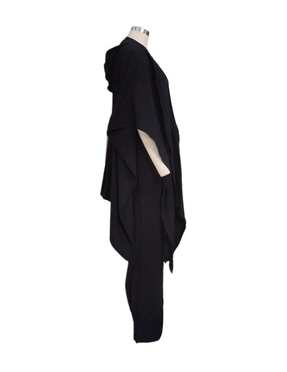 casual linen cotton long sleeves tops and pants
