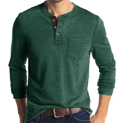 Casual Round Neck Long Sleeves T Shirts