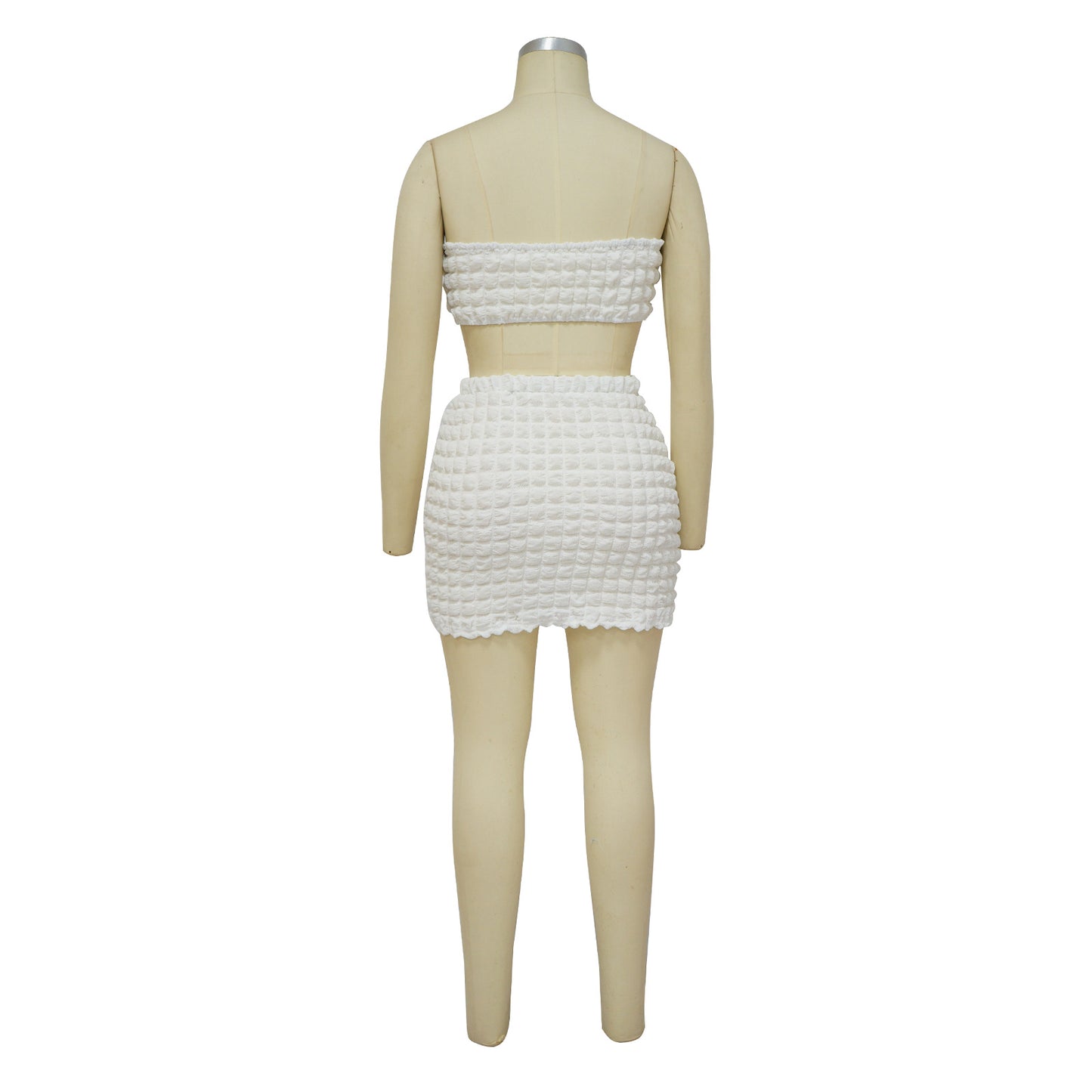 Sexy Strapless Tops and Sheath Skirts Suits