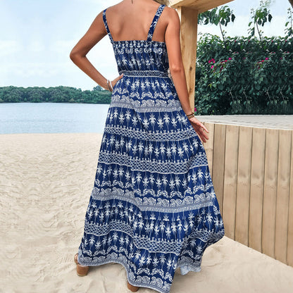 Summer Sleeveless High Waist Long Maxi Dresses