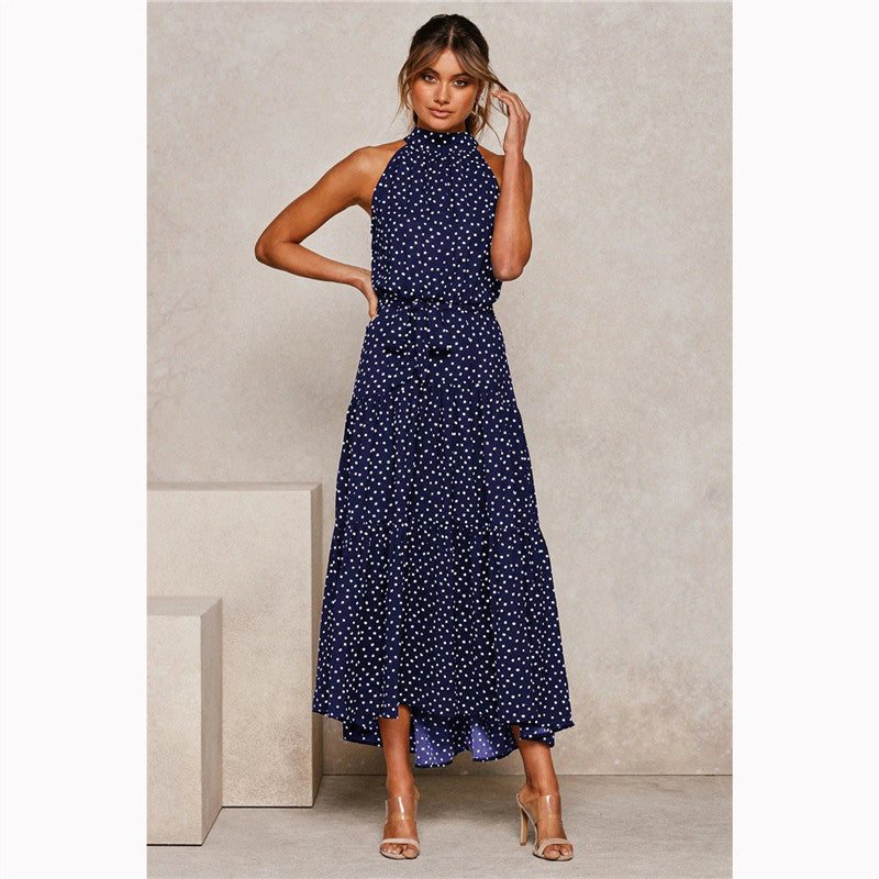 Casual Halter Summer Long Dresses