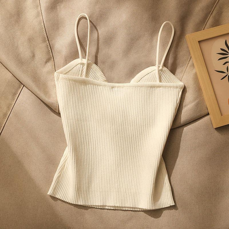 Summer Sleeveless Short Knitted Tank Tops