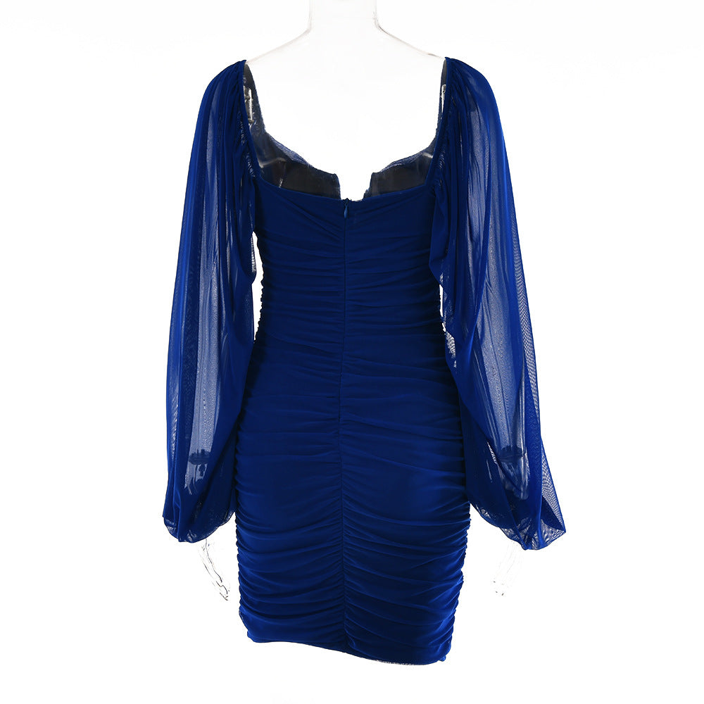Sexy V Neck Summer Backless Mini Dresses