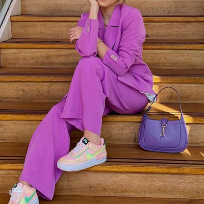 Casual Fall Two Pieces Women Suits