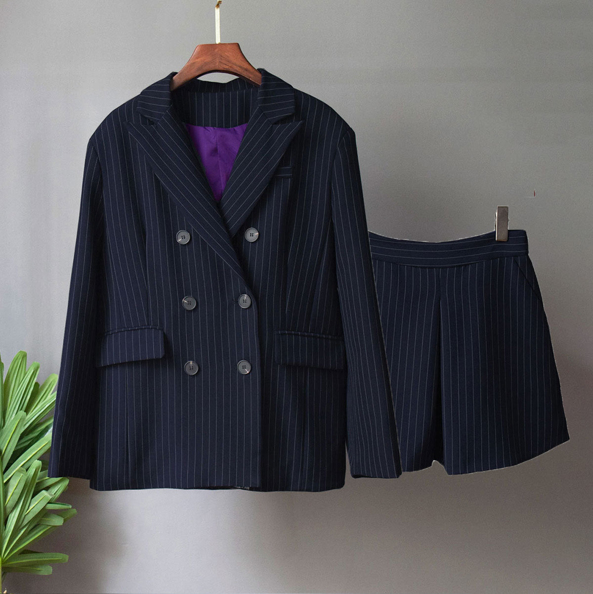 Luxury Women Blazer Coats & Short Skirts Suits