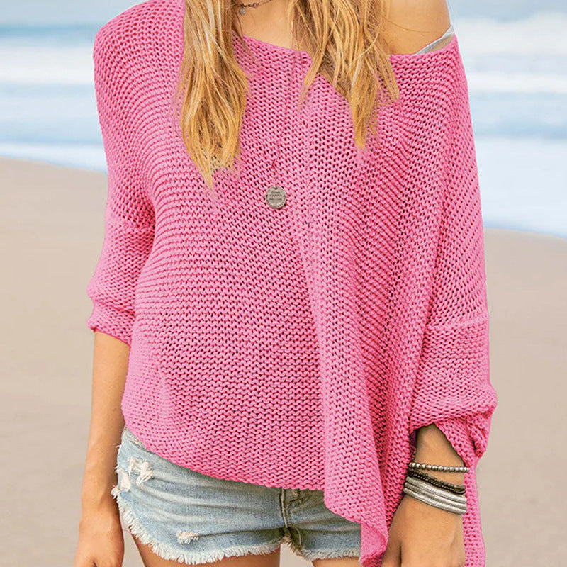 Fashion Fall Long Sleeves Pullover Knitted Sweaters