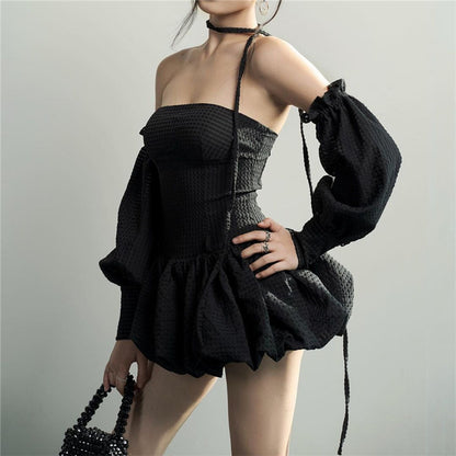 Sexy Off The Shoulder Strapless Mini Dresses