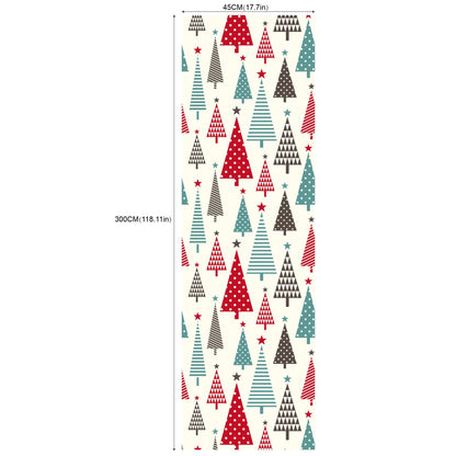 Environmental Friendly Self-adhesive Christmas Wallpaper