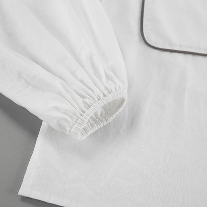 Fashion Cotton Linen Long Sleeves Shirts & Shorts