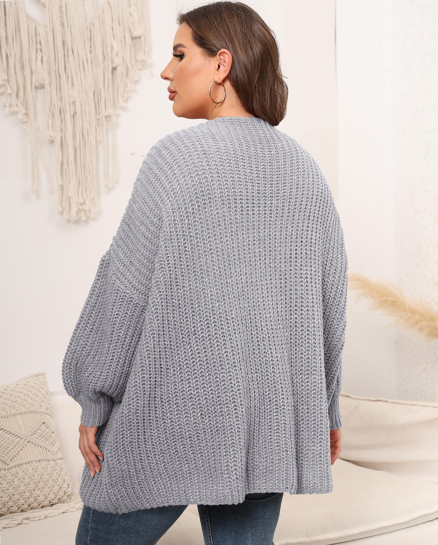 Fashion Plus Sizes Knitted Sweaters for Women