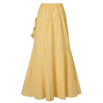 Casual Summer Ruffled A Line Skirts for Women