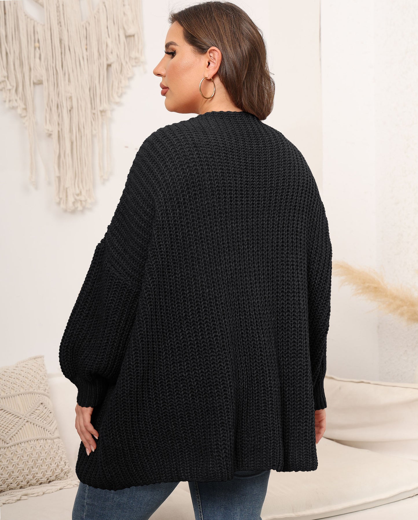 Fashion Plus Sizes Knitted Sweaters for Women