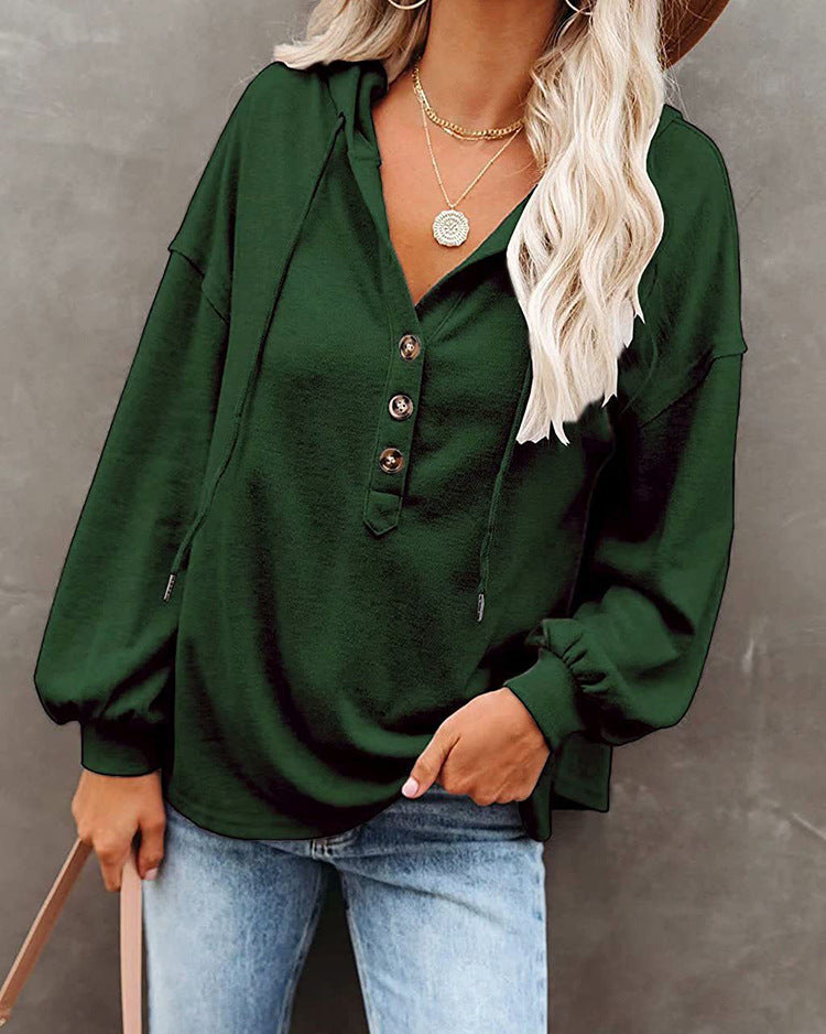 Casual Long Sleeves Hoodies Shirts for Women