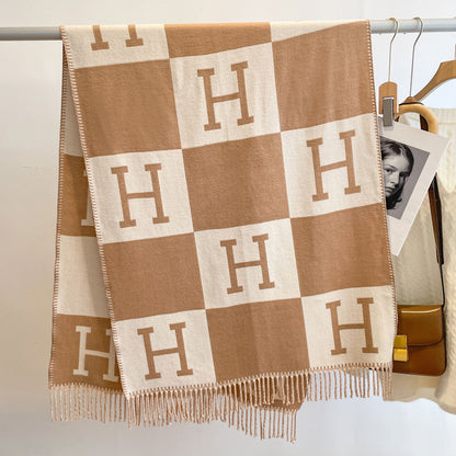 H Design Winter Warm Scarves Shawl