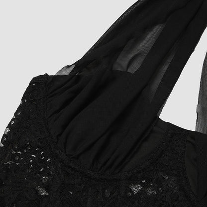 Sexy Halter Lace Tank Tops