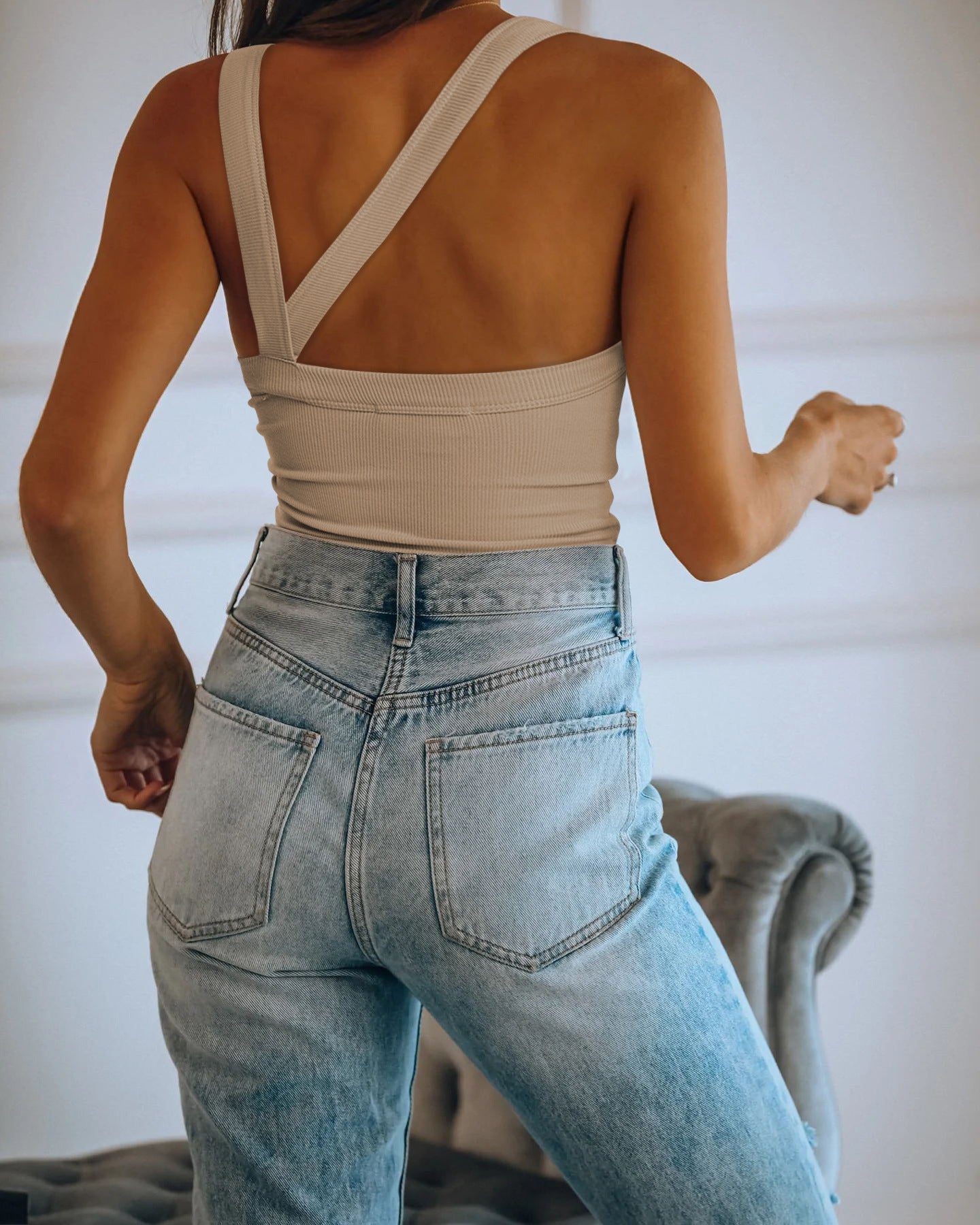 Sexy Fashion Backless Women Tank Tops