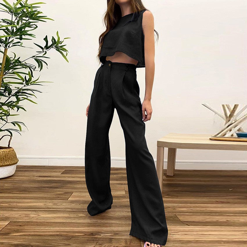 Casual Summer Sleeveless Tops and Pants Outfits