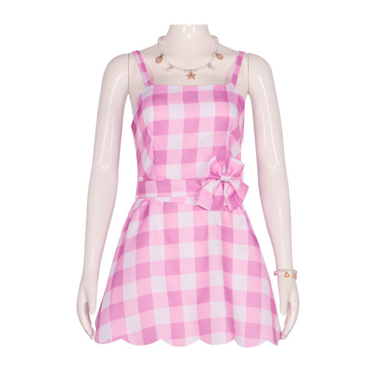 2023 Film Barbie Barbie Pink Dress Cosplay Costume for Party 1201