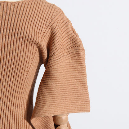 Fashion Designed Midi Length Knitted Dresses