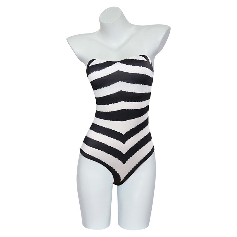 Barbie 2023 Film Barbie One Piece Swimsuit Cosplay Costume