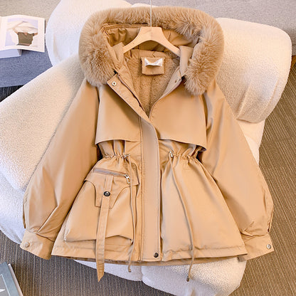 Casual Winter Short Velvet Jacket Coats for Women