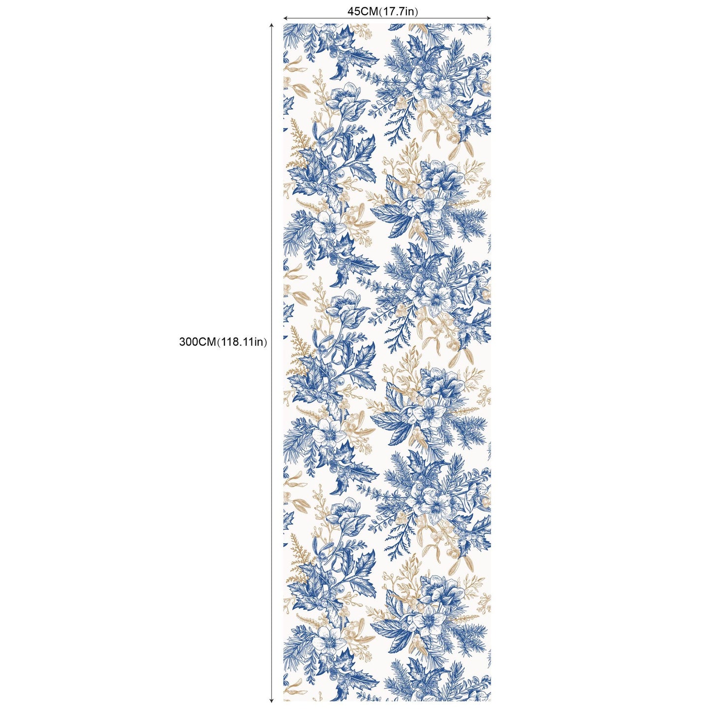 Environmental Friendly Self-adhesive Christmas Wallpaper