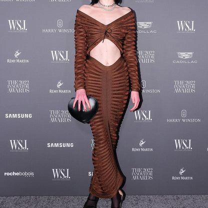 Sexy Long Sleeves Women Tops and Skirts Suits