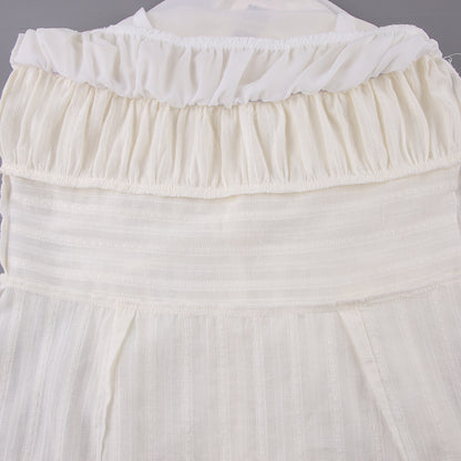 Summer Cotton Sexy White Mini Hot Dresses