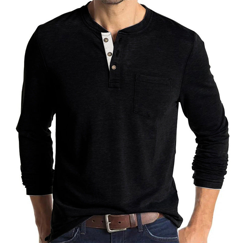 Casual Round Neck Long Sleeves T Shirts