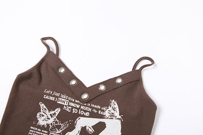 Sexy Coffee Summer Short Tank Tops