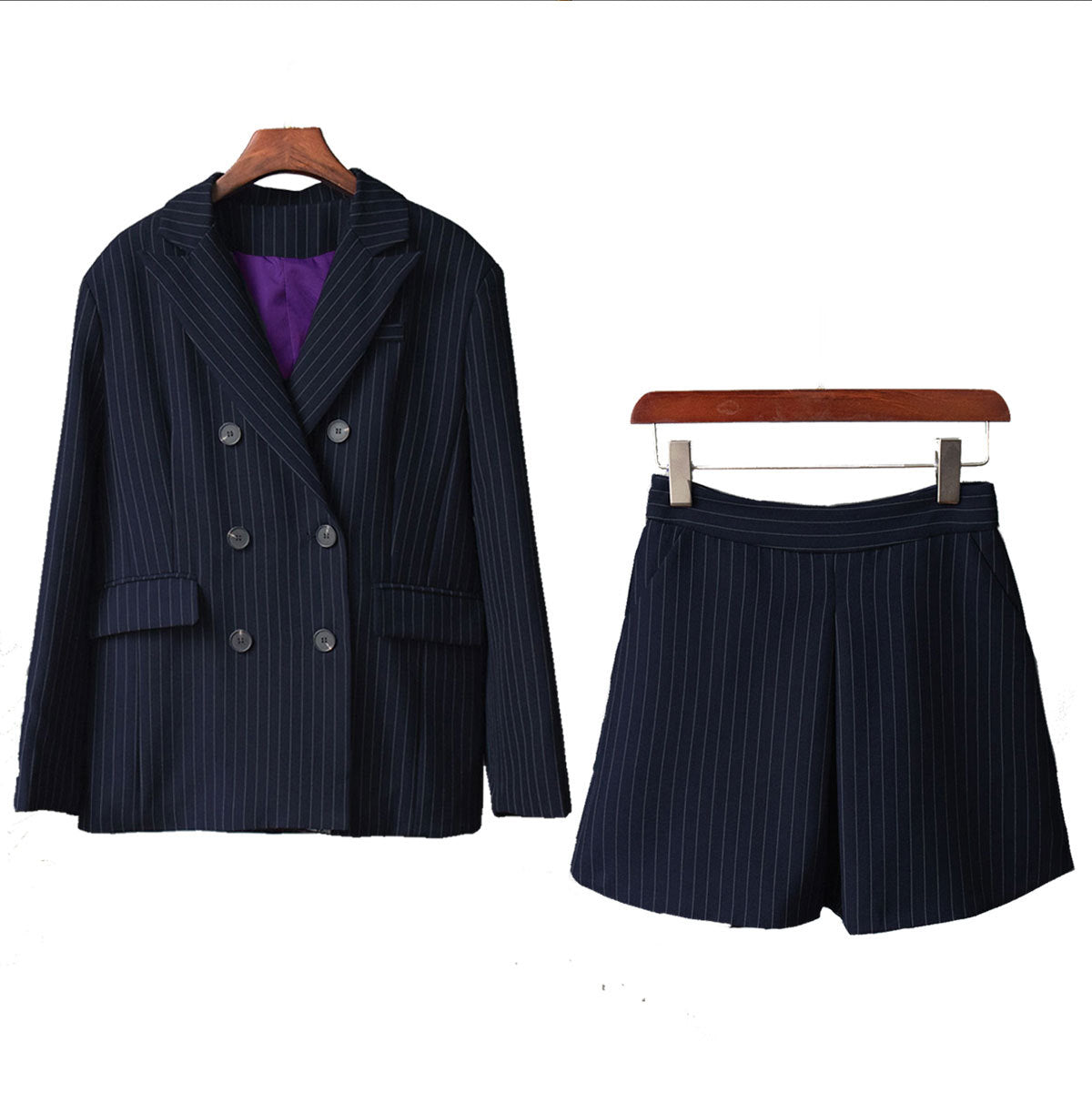 Luxury Women Blazer Coats & Short Skirts Suits