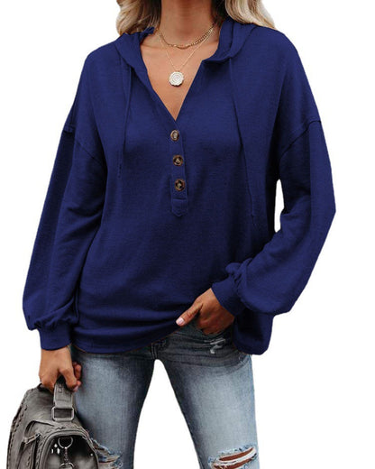 Casual Long Sleeves Hoodies Shirts for Women