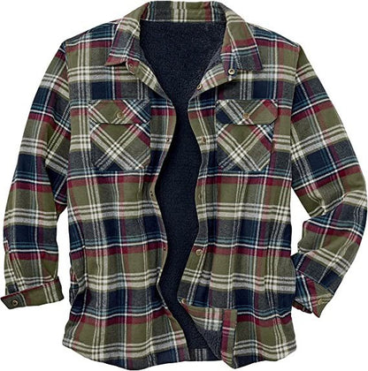 Casual Long Sleeves Velvet Men's Jacket