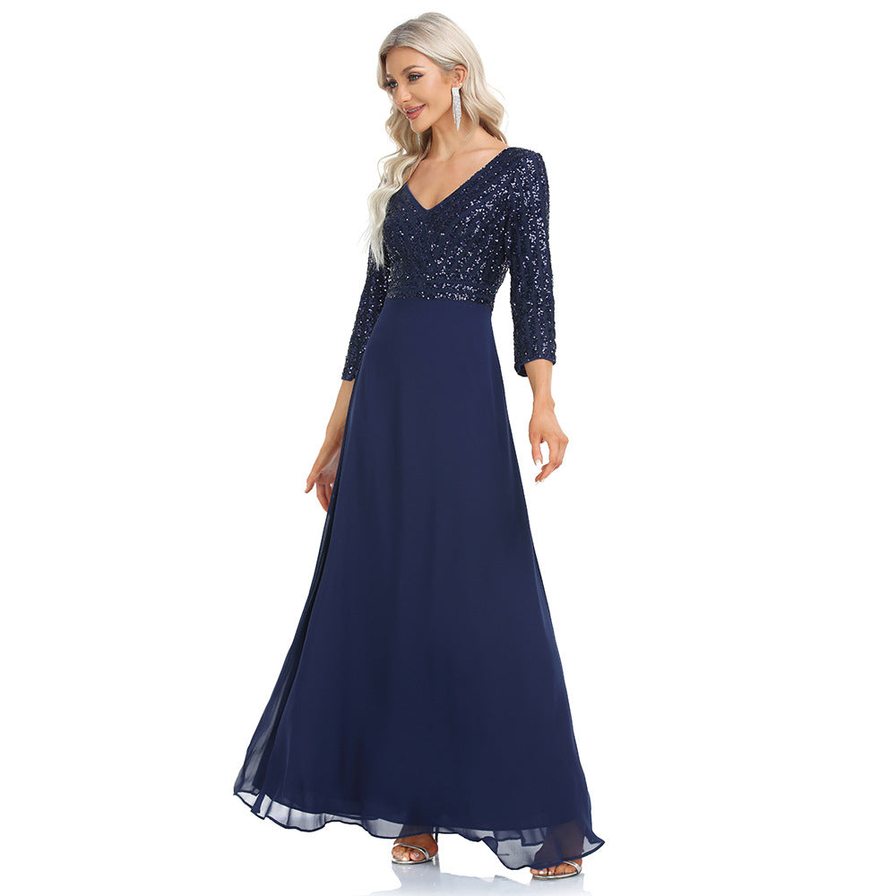 Elegant Chiffon A Line Evening Dresses/bridesmaid Dresses