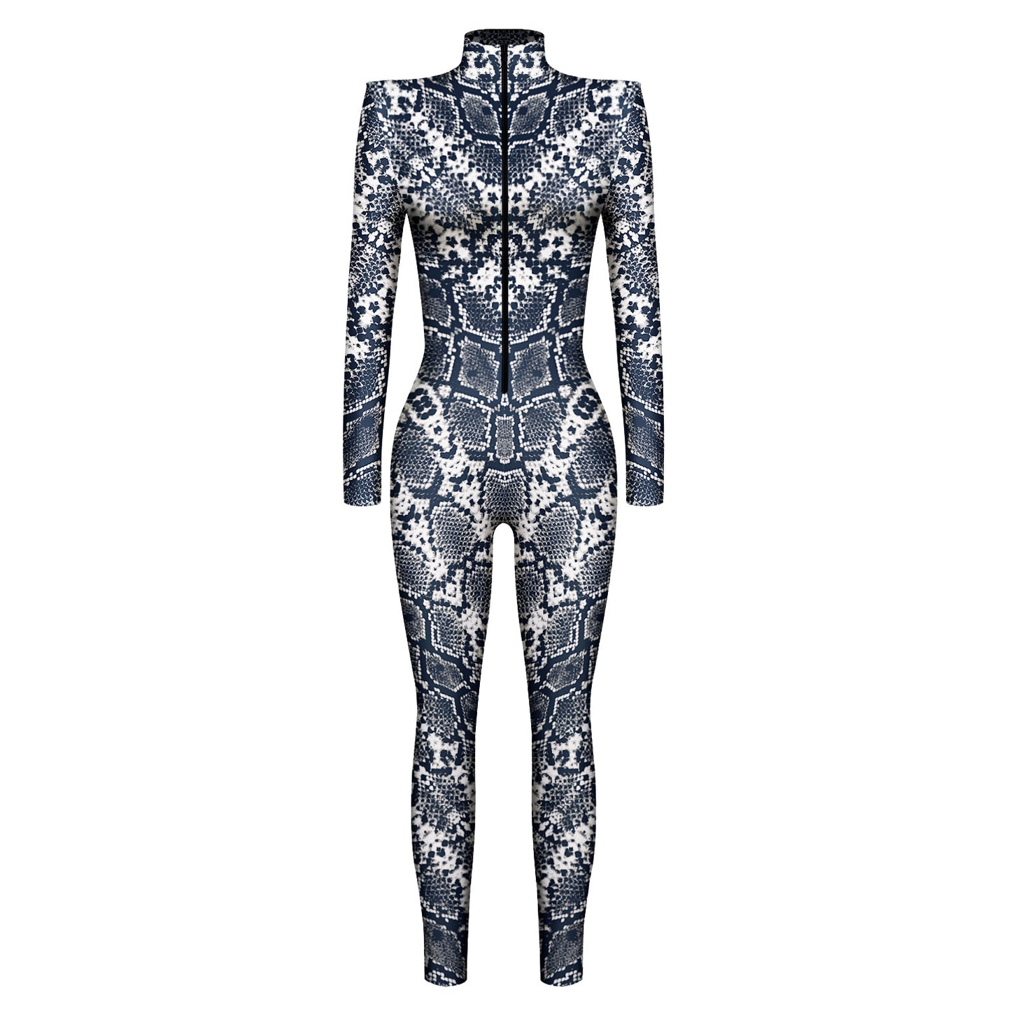Halloween Skeleton Long Sleeves Jumpsuits Cosplay Costumes
