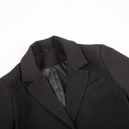 Designed Short Blazers & Mini Skirts Two Pieces Suits