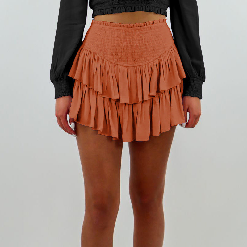 Fashion Summer Ruffled Mini Skirts for Women